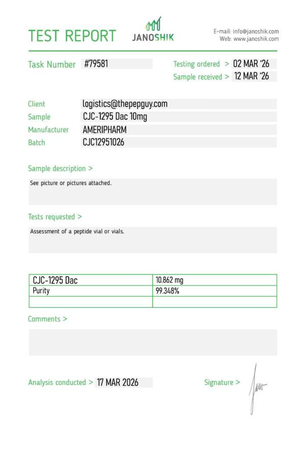 CJC1295jano Cjc-1295 Dac
